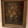 Antiek schilderij met bloemen